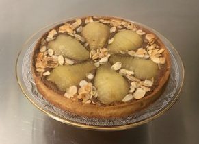Tarte Amandine poire chocolat (6 personnes)