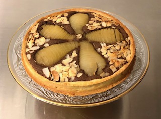 Tarte Amandine poire chocolat (6 personnes)